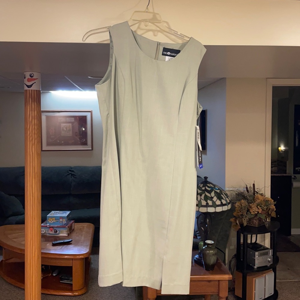 Sag Harbor size 10 light green dress